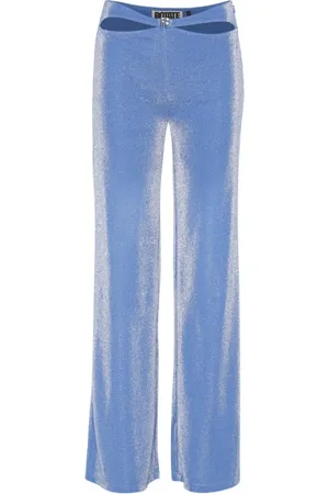ROTATE Dames, Broeken, Blauw, Maat: L Jersey