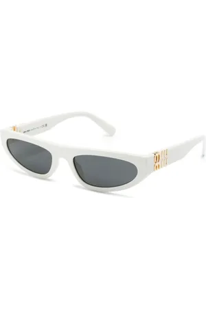 Miu Miu Dames, Accessoires, Wit, Maat: 56 MM