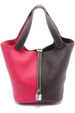 Hermès Dames, Pre-owned, Roze, Maat: ONE Size Leer