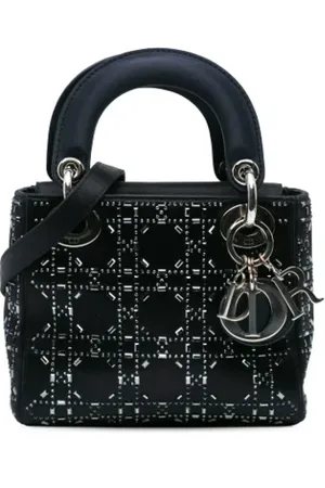 Dior Dames, Pre-owned, Zwart, Maat: ONE Size Satijn