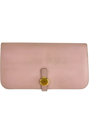 Hermès Dames, Pre-owned, Roze, Maat: ONE Size Leer
