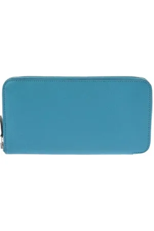 Hermès Dames, Pre-owned, Blauw, Maat: ONE Size Leer