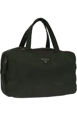 Prada Dames, Pre-owned, Groen, Maat: ONE Size Nylon