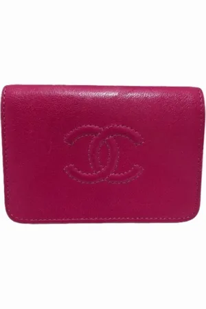 CHANEL Dames, Pre-owned, Roze, Maat: ONE Size Leer