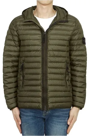 Stone Island Heren, Jassen, Groen, Maat: 2XL Nylon