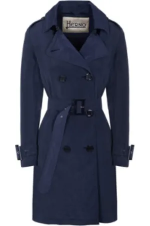 HERNO Dames, Mantels, Blauw, Maat: 2XS