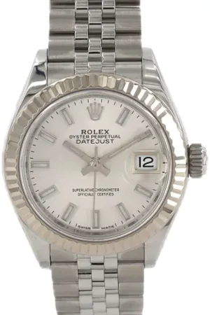 Rolex Dames, Pre-owned, Grijs, Maat: ONE Size