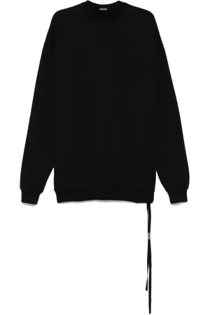 ANN DEMEULEMEESTER Dames, Sweatshirts & Hoodies, Zwart, Maat: M