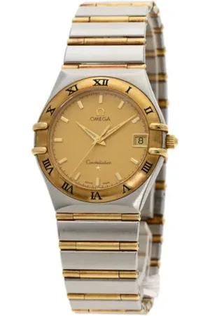 Omega Heren, Pre-owned, Geel, Maat: ONE Size