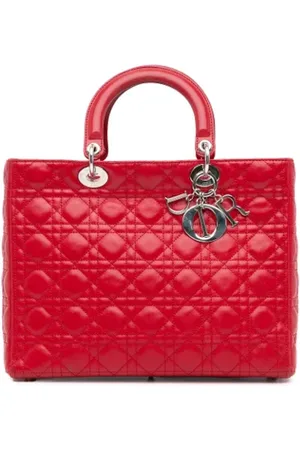 Dior Dames, Pre-owned, Rood, Maat: ONE Size Leer