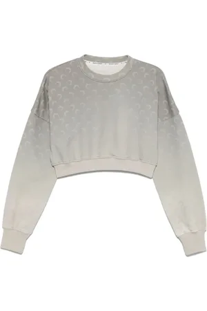 Marine Serre Dames, Sweatshirts & Hoodies, Grijs, Maat: S