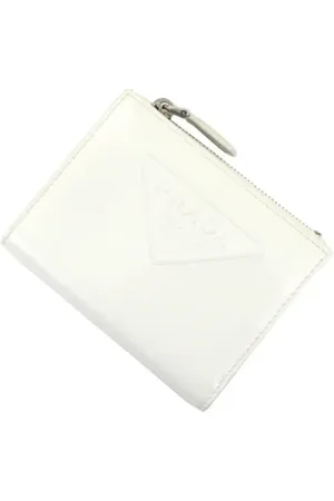 Prada Dames, Pre-owned, Wit, Maat: ONE Size Leer