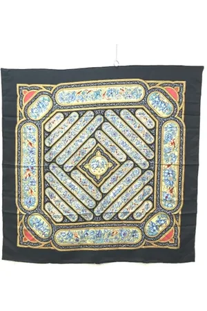 Hermès Dames, Pre-owned, Zwart, Maat: ONE Size Zijde
