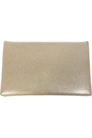 Hermès Dames, Pre-owned, Grijs, Maat: ONE Size Leer