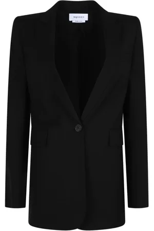 Alexander McQueen Dames, Jassen, Zwart, Maat: M Wol
