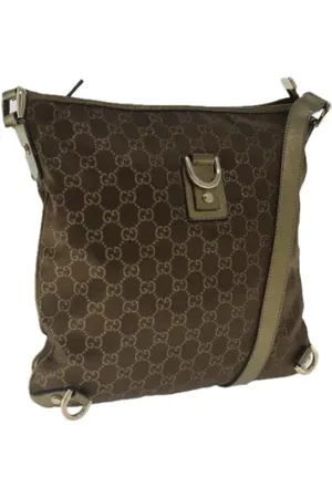Gucci Dames, Pre-owned, Bruin, Maat: ONE Size Leer