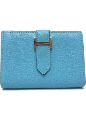 Hermès Dames, Pre-owned, Blauw, Maat: ONE Size Leer