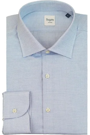 BAGUTTA Heren, Overhemden, Blauw, Maat: XL Katoen