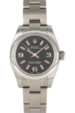 Rolex Dames, Pre-owned, Zwart, Maat: ONE Size