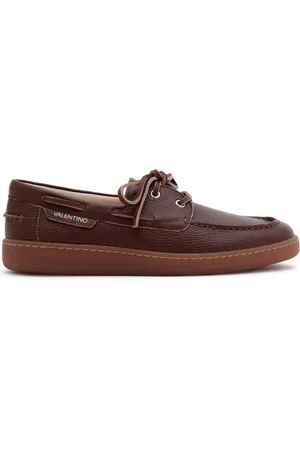 VALENTINO Heren, Schoenen, Bruin, Maat: 43 EU Leer