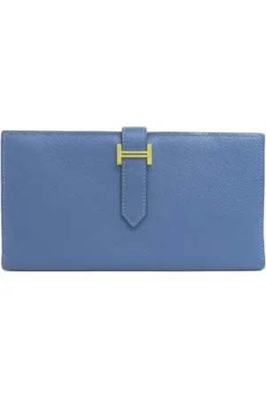 Hermès Dames, Pre-owned, Blauw, Maat: ONE Size Leer