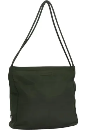 Prada Dames, Pre-owned, Groen, Maat: ONE Size Nylon