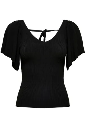 ONLY Dames, Tops, Zwart, Maat: S Polyamide