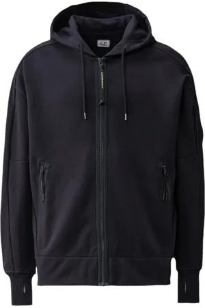 C.P. Company Heren, Sweatshirts & Hoodies, Blauw, Maat: S Katoen
