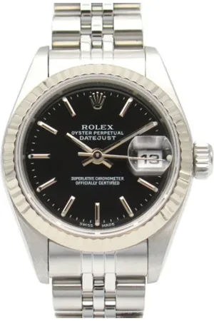 Rolex Dames, Pre-owned, Zwart, Maat: ONE Size