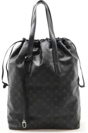 LOUIS VUITTON Dames, Pre-owned, Zwart, Maat: ONE Size Leer