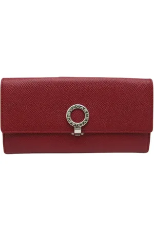 Bvlgari Dames, Pre-owned, Rood, Maat: ONE Size Leer