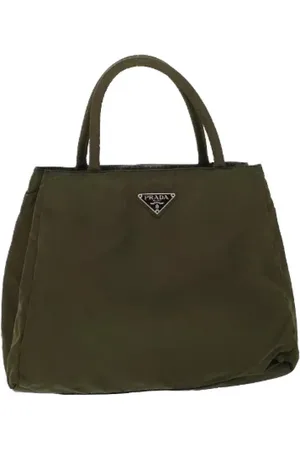 Prada Dames, Pre-owned, Groen, Maat: ONE Size Nylon