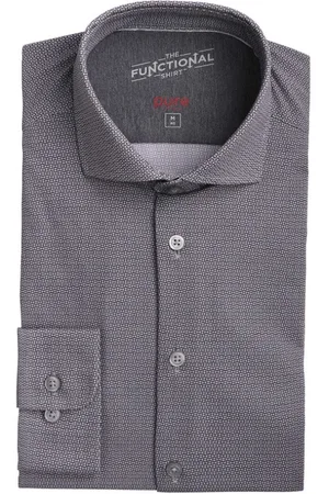 Hatico Heren, Overhemden, Grijs, Maat: 6XL
