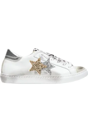 2STAR Dames, Schoenen, Wit, Maat: 38 EU Leer