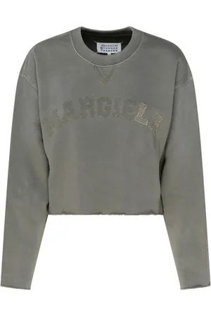 Maison Margiela Dames, Sweatshirts & Hoodies, Groen, Maat: S Katoen