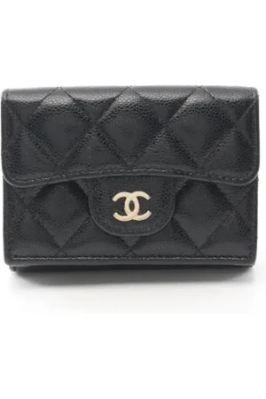 CHANEL Dames, Pre-owned, Zwart, Maat: ONE Size Leer