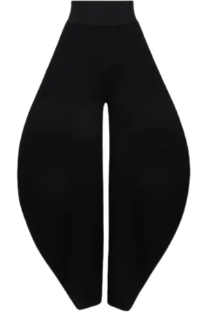 Alaïa Dames, Broeken, Zwart, Maat: S