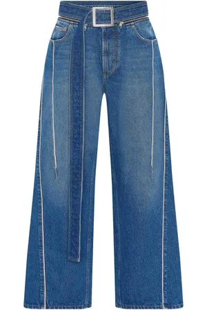 Jean Paul Gaultier Dames, Jeans, Blauw, Maat: W27 Katoen