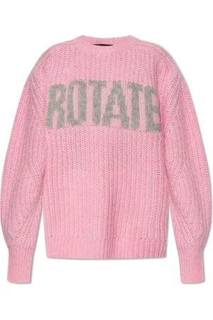 ROTATE Dames, Truien, Roze, Maat: S Wol