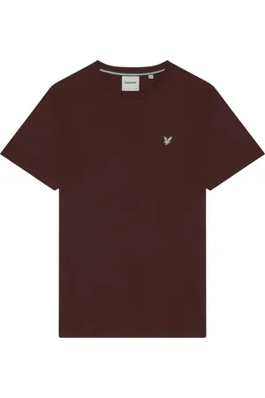 Lyle & Scott Heren, Tops, Rood, Maat: M Katoen