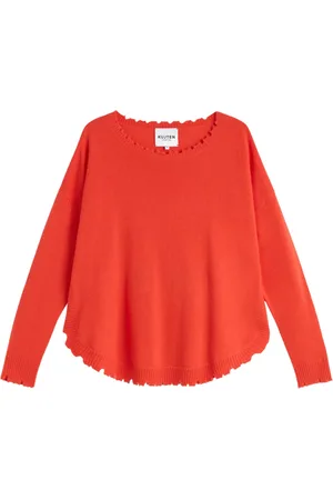 KUJTEN Dames, Truien, Rood, Maat: XL Kasjmier