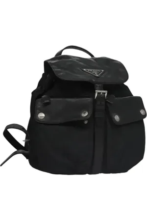Prada Dames, Pre-owned, Zwart, Maat: ONE Size Nylon