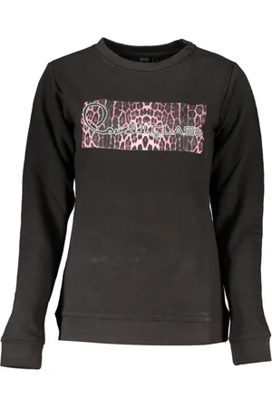Roberto Cavalli Dames, Sweatshirts & Hoodies, Zwart, Maat: 2XL