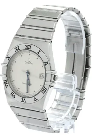 Omega Heren, Pre-owned, Grijs, Maat: ONE Size