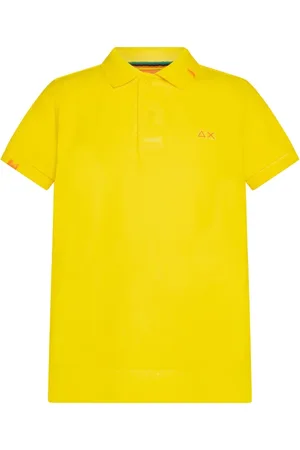 sun68 Heren, Tops, Geel, Maat: XL Katoen