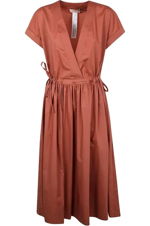 Twin-Set Dames, Jurken, Bruin, Maat: XS