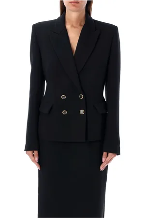 Alessandra Rich Dames, Jassen, Zwart, Maat: L Wol
