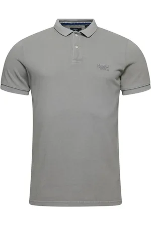 Superdry Heren, Tops, Grijs, Maat: L Katoen
