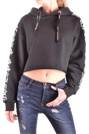 Philipp Plein Dames, Sweatshirts & Hoodies, Zwart, Maat: XS