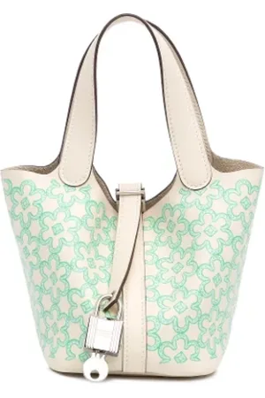 Hermès Dames, Pre-owned, Wit, Maat: ONE Size Leer